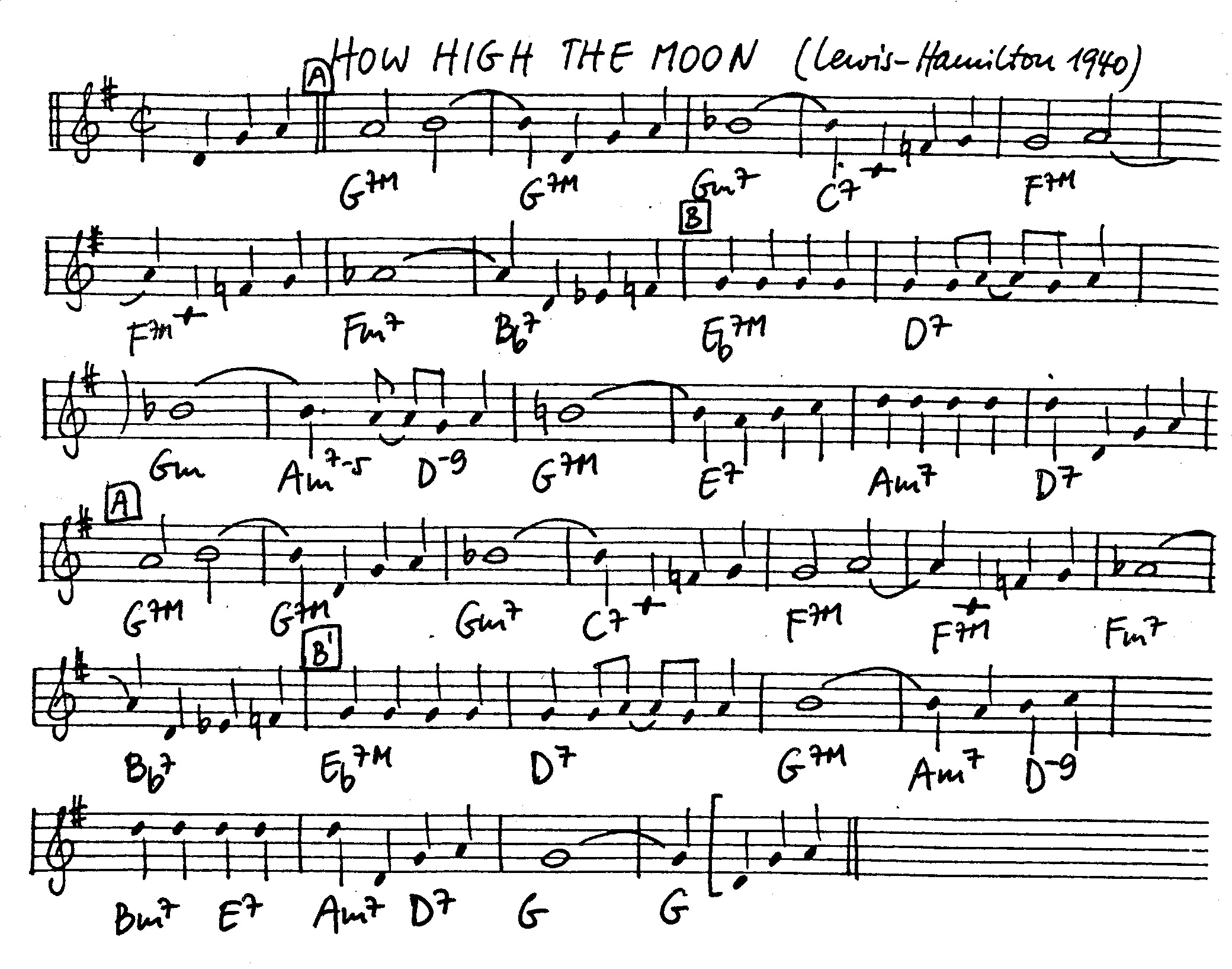 how high the moon leadsheet – book us for your next 20s or gatsby event